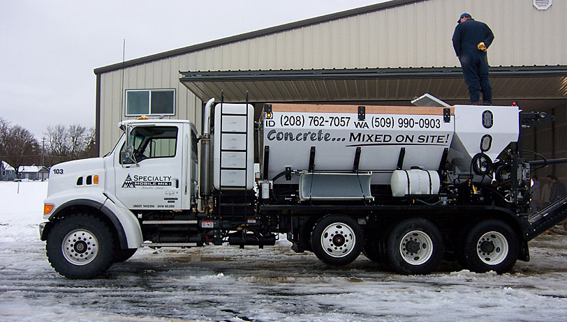 Specialty Mobile Mix Concrete